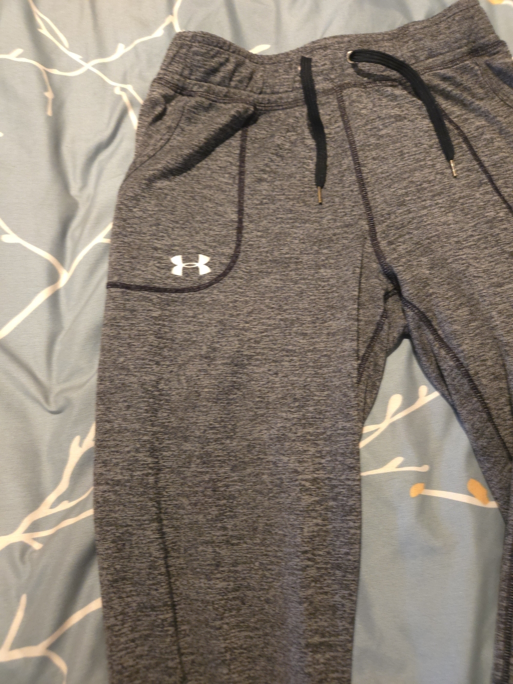 Under Armour Gray Heather Jogger Sweatpants Size Small - Picture 7 of 14